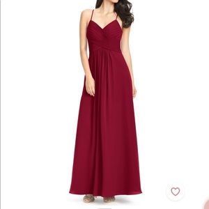 Azazie Haleigh Bridesmaids Dress - Burgundy